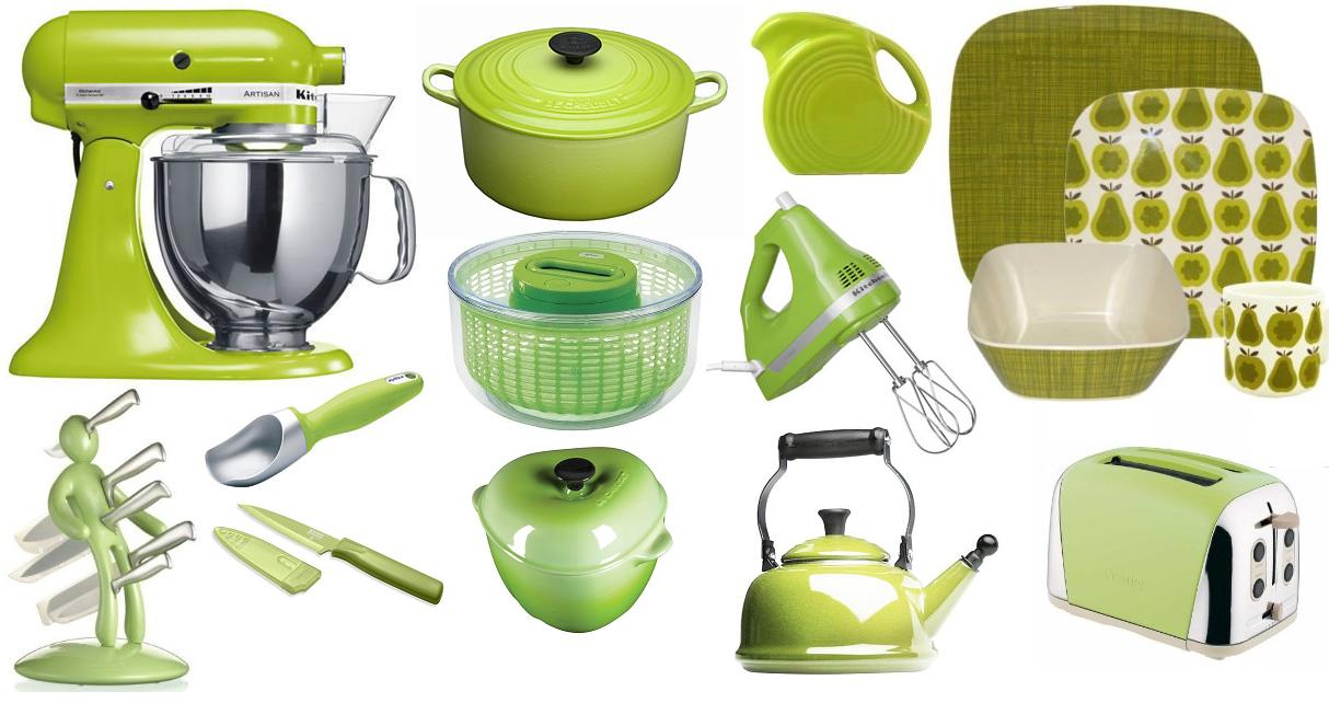 Green Kitchen Accessories